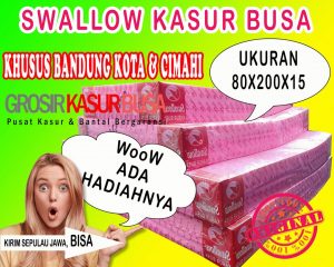 Promo Spesial Kasur Busa Swallow Free Bantal, Kasur Ukuran 80x200x15 Original